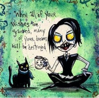 Manson with black cat 