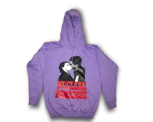 Image of Nuclear Paradise Hoodie - Light Purple Color