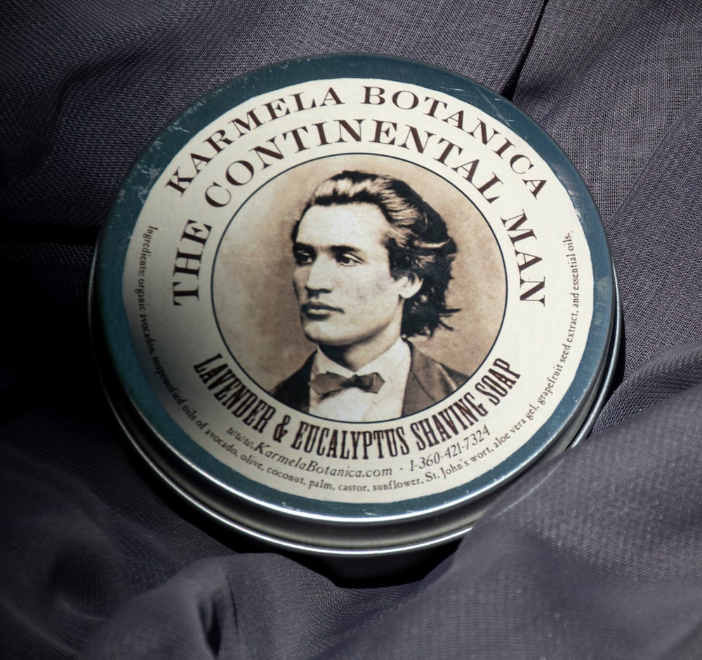 Image of Continental Man Lavender & Eucalyptus Shaving Soap