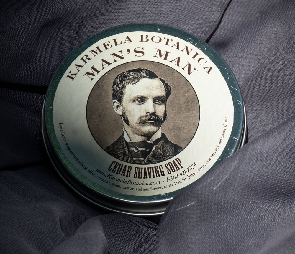 Image of Man's Man Cedar Shaving Soap