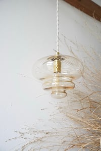 Image 4 of Baladeuse Ou Suspension Globe Ambré .