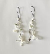 Image 1 of Floral Pearl Phone Charms