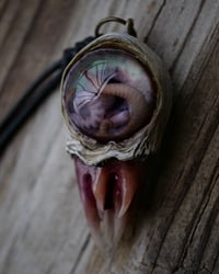 Image 1 of Nebula Hatchling Snaggletooth Pendant - Handmade,  2" OOAK