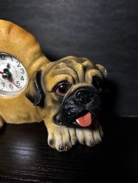 Image 2 of Antique Pug Clock