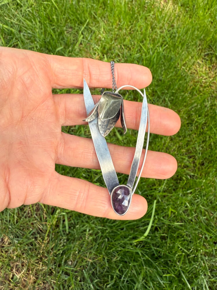 Image of Fritillaria Statement Pendant (with chain)