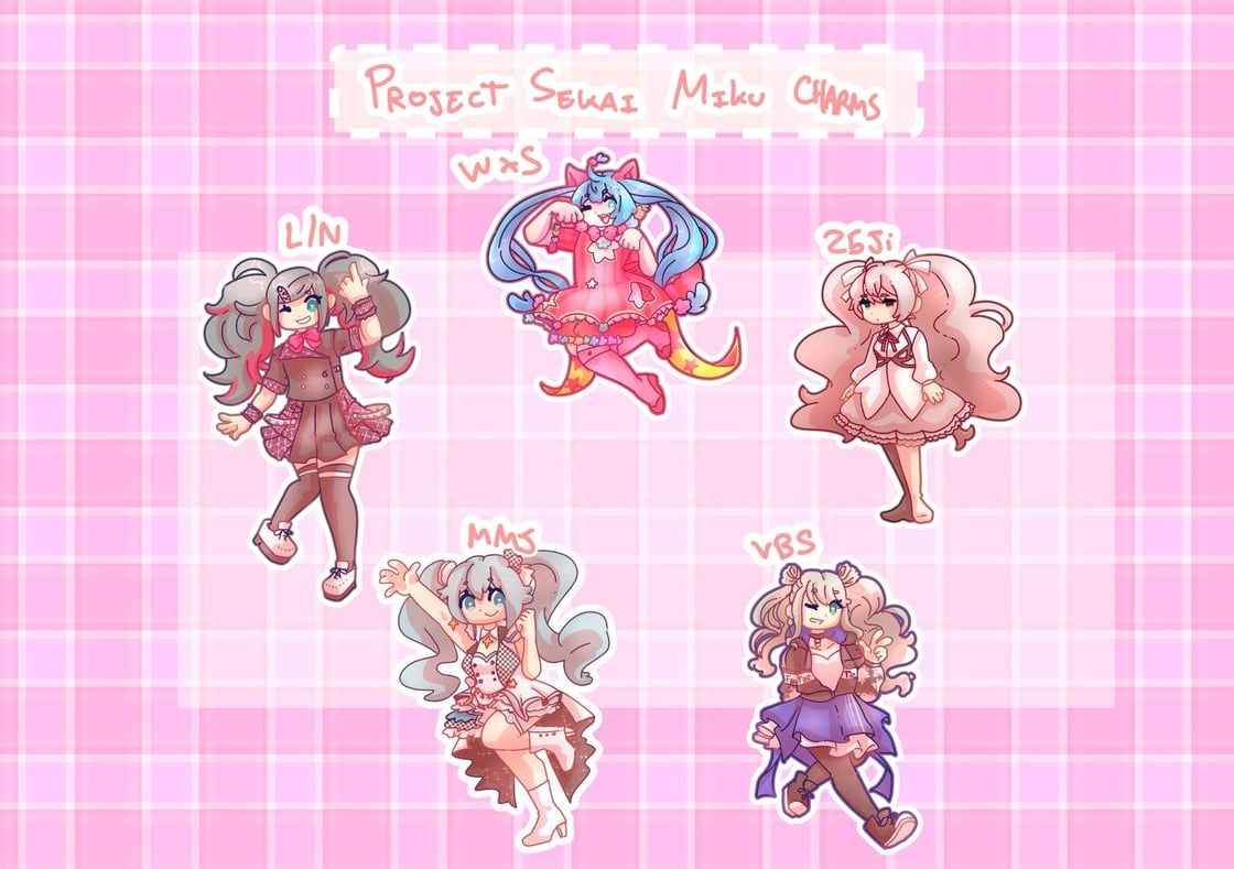 Image of Sekai Miku charms!