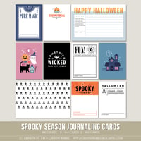 Image 1 of Spooky Season Journaling Cards (Digital)