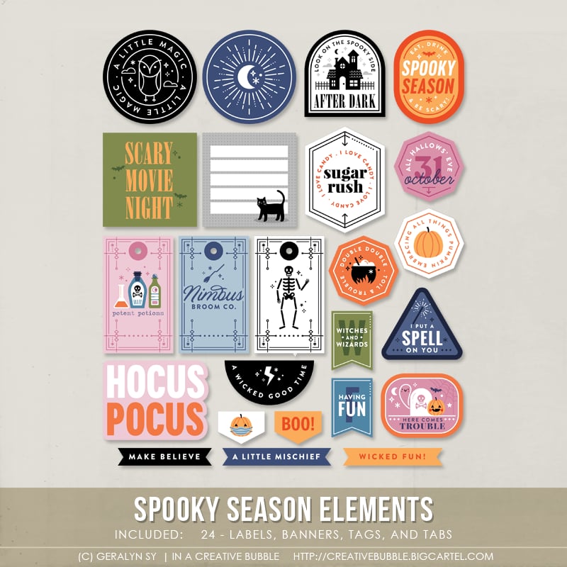 Image of Spooky Season Elements (Digital)