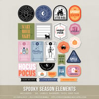 Image 1 of Spooky Season Elements (Digital)