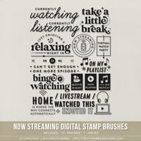 Now Streaming Stamp Brushes (Digital)