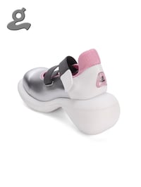 Image 3 of Elastic tape slivery platform shoes"stranger"