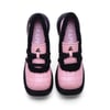 Pink-black platform shoes"magician"