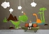 Vinyl Dinosaur Theme Wall Decals Stickers Kids Boys -078