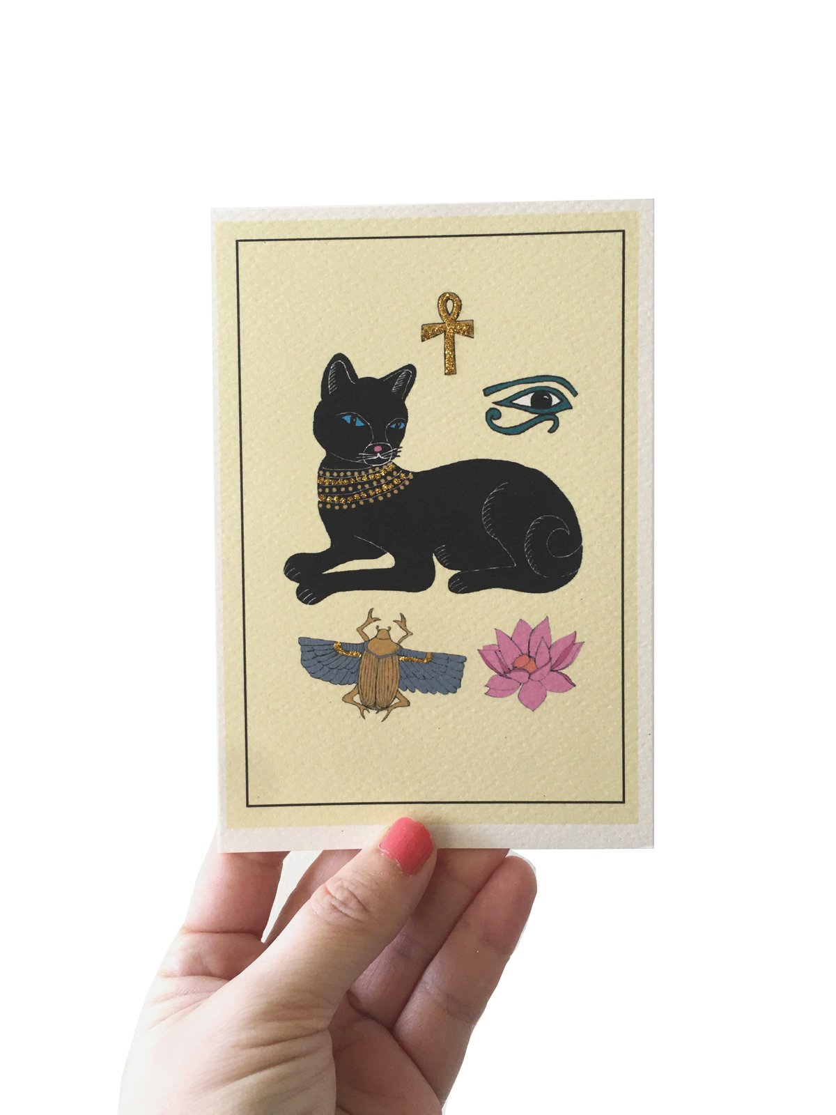 Egyptian Cat Card