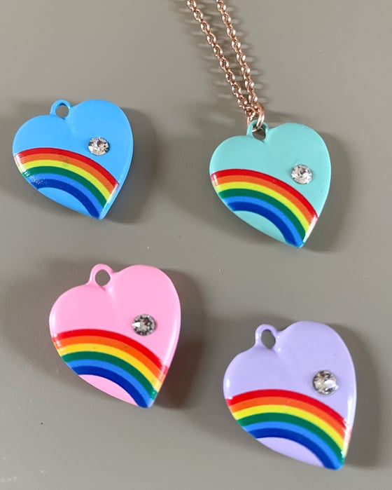 Image of COLLANA RAINBOW HEART