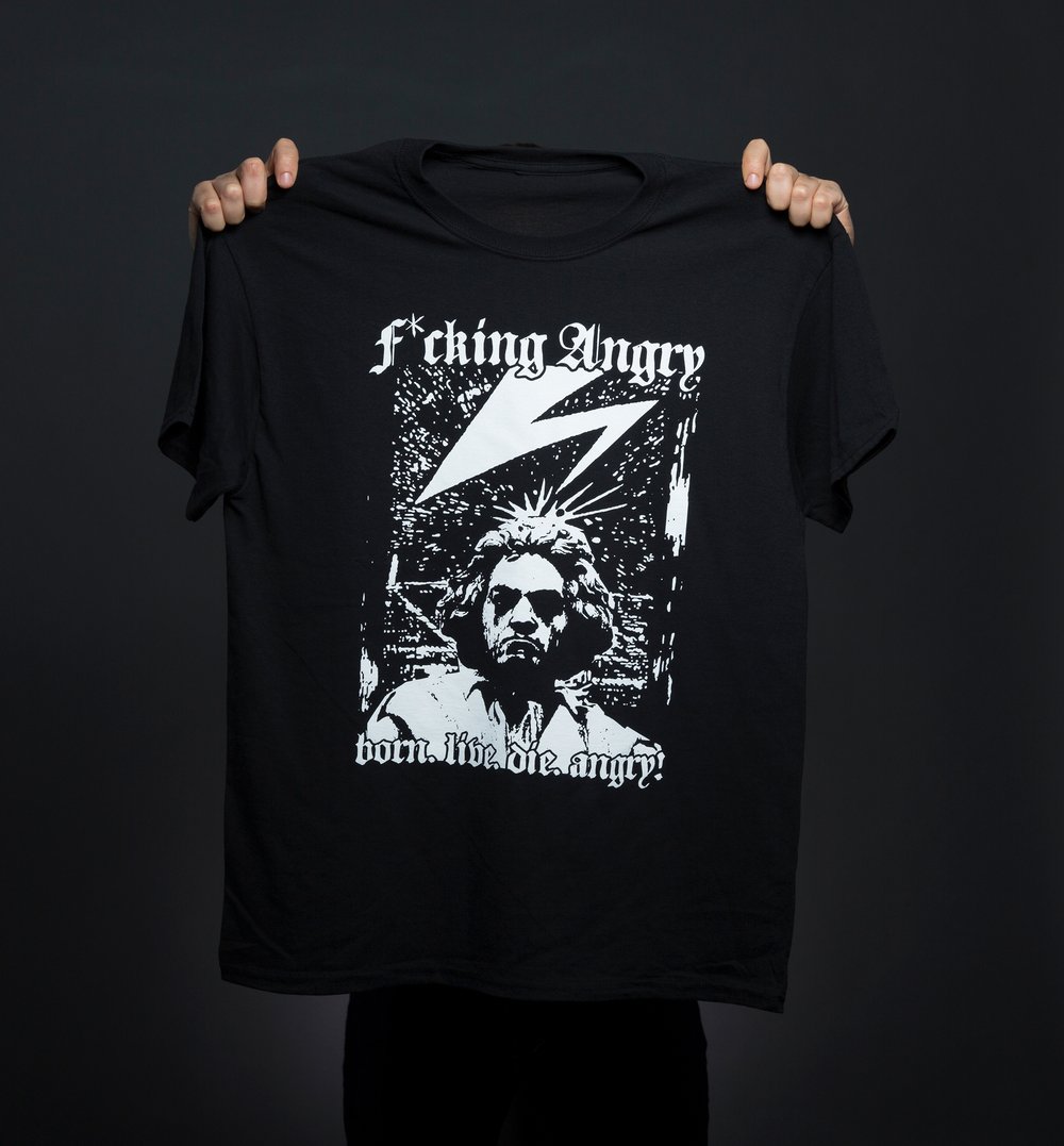 T-Shirt: Fucking Angry - Beethoven - (Unisex T-shirts)