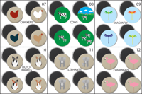 Image 2 of SIMPLY ANIMALS MAGNET SETS 1-24