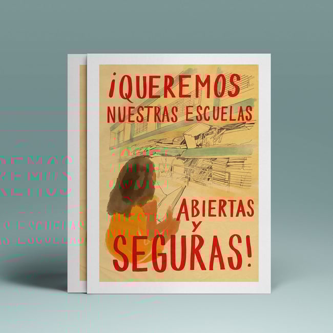 Queremos Nuestras escuelas abiertas y seguras 