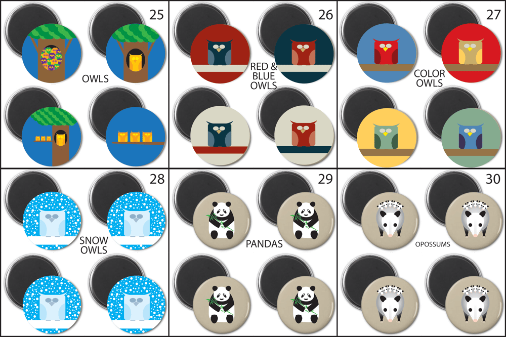 SIMPLY ANIMALS MAGNET SETS 25-48