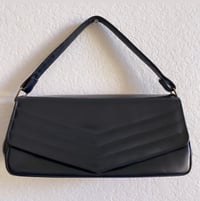 Image 1 of Vintage Chevron Leather Purse