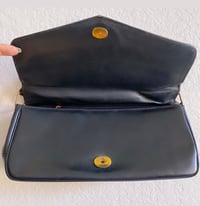 Image 3 of Vintage Chevron Leather Purse