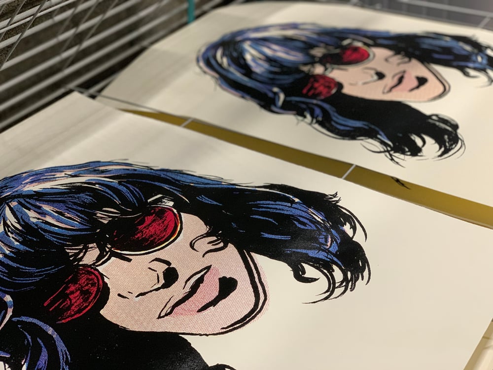 Joey Ramone Screen Print