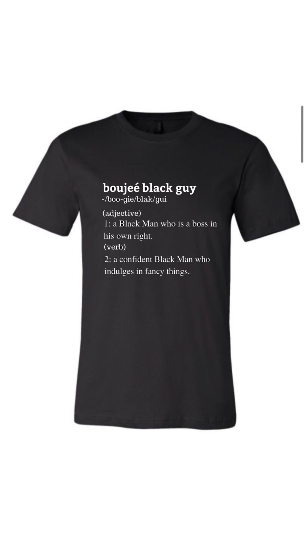 BLACK BBGUY DEFINITION TEE-SHORT SLEEVE