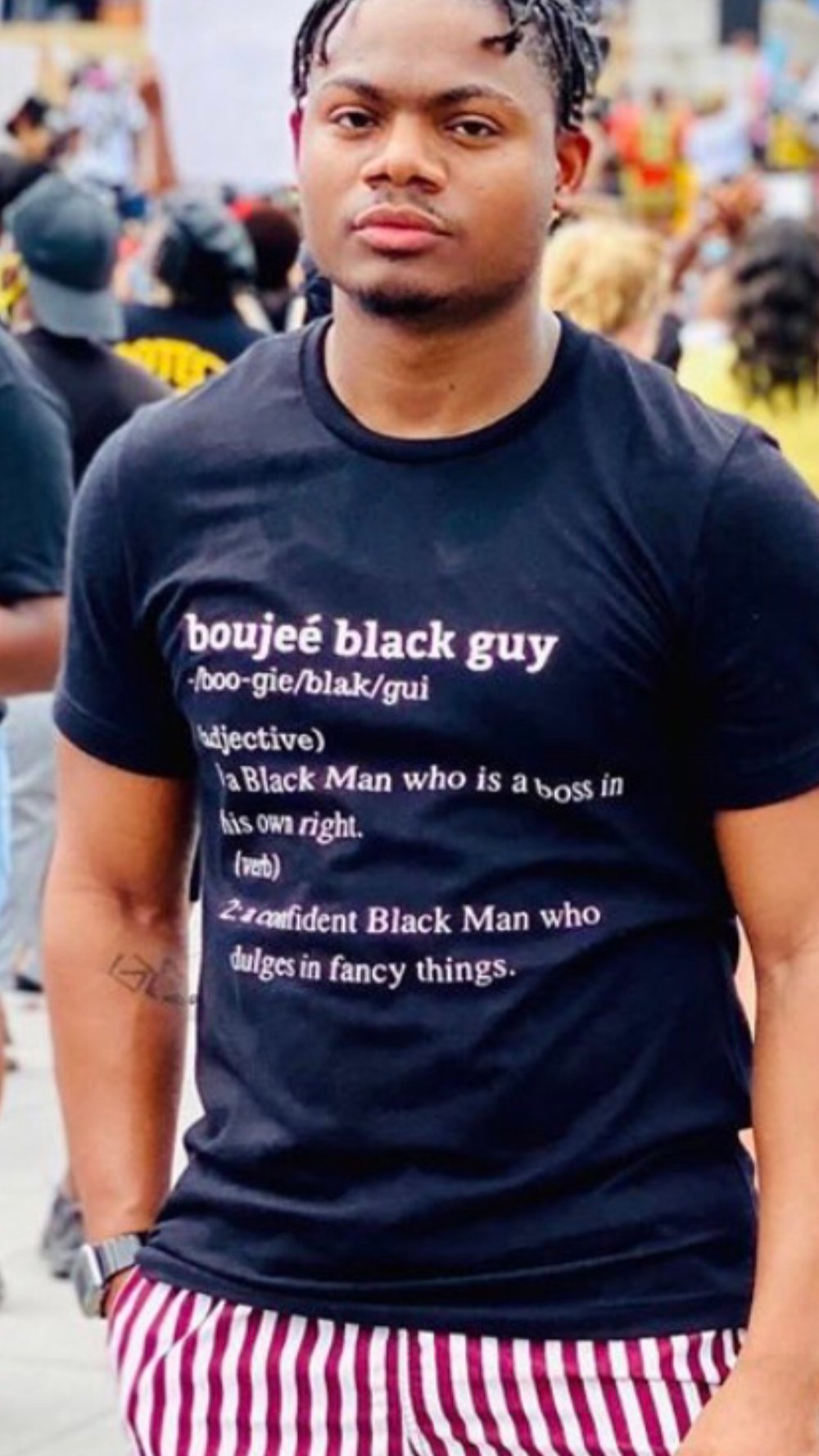 BLACK BBGUY DEFINITION TEE-SHORT SLEEVE