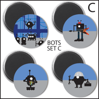 Image 3 of SIMPLY ROBOTS MAGNET SETS