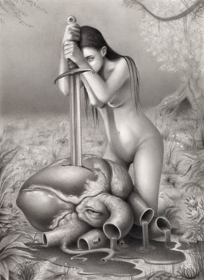 HEARTBREAK  ( LIMITED EDITION PRINT)