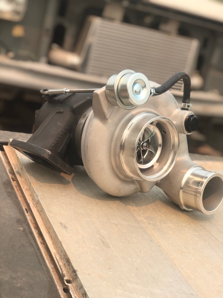 Image of Modified he351cw turbocharger