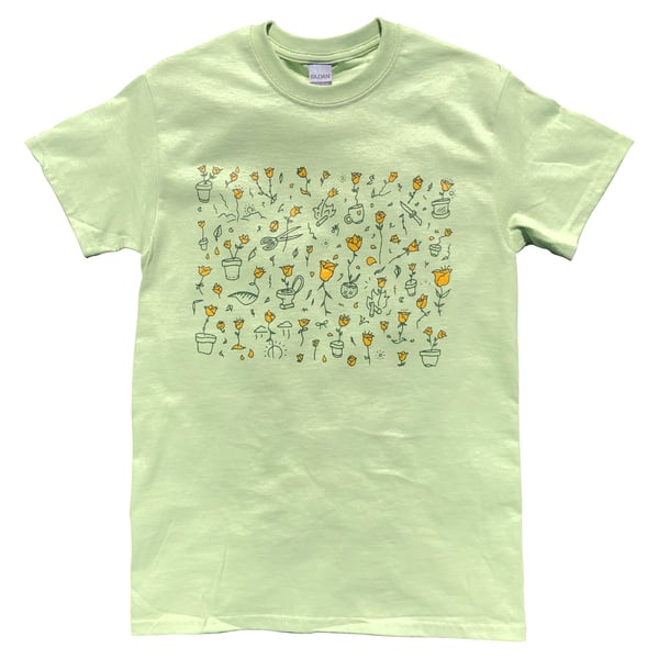 Image of Pistachio “Rose Flash” Tee