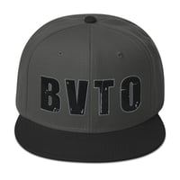 Charcoal 3D Embroidered  BVTO Snapback Hat