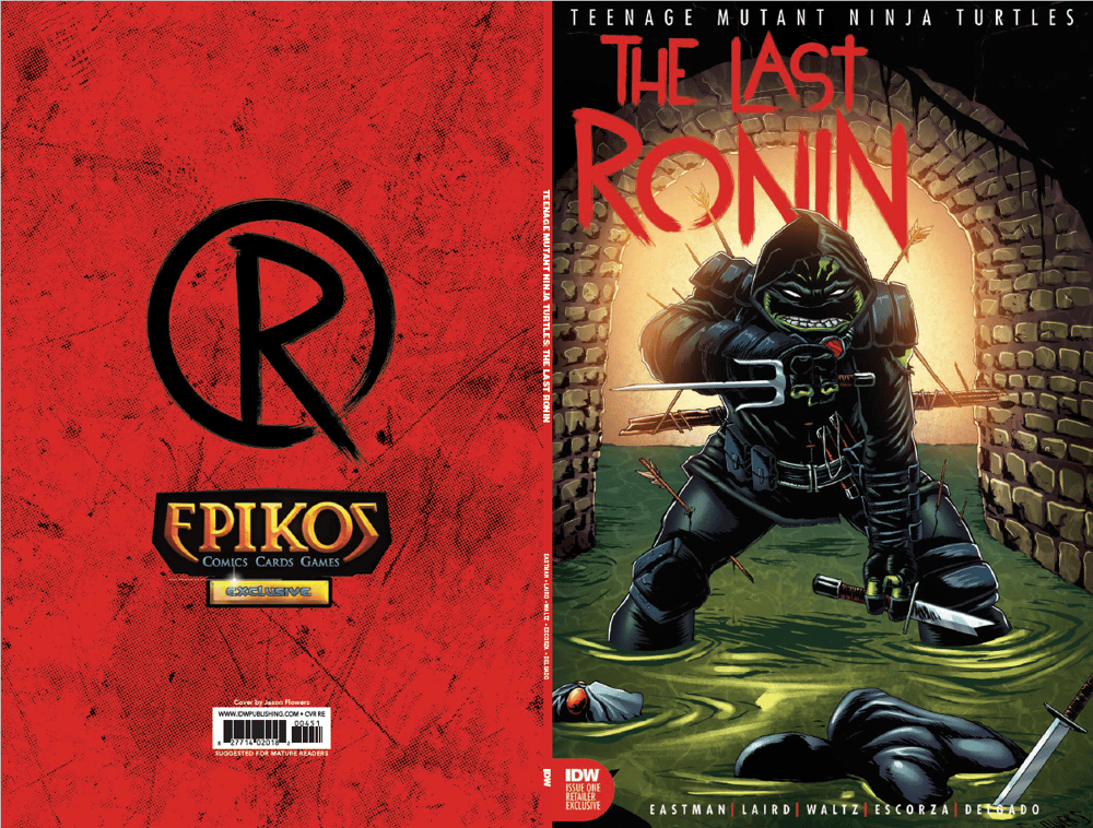 TMNT THE LAST RONIN #1 Jason Flowers Epikos Exclusive Limit 200