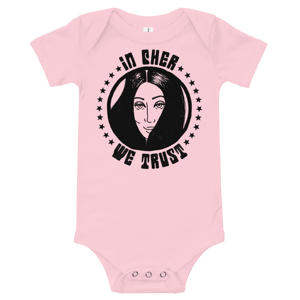 CHER baby onesie