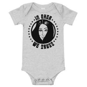 CHER baby onesie