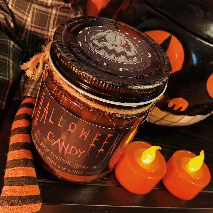 Image of Halloween Candy Candle