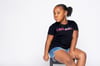i AM Blessed Tee - Black, Pink & Light Gray