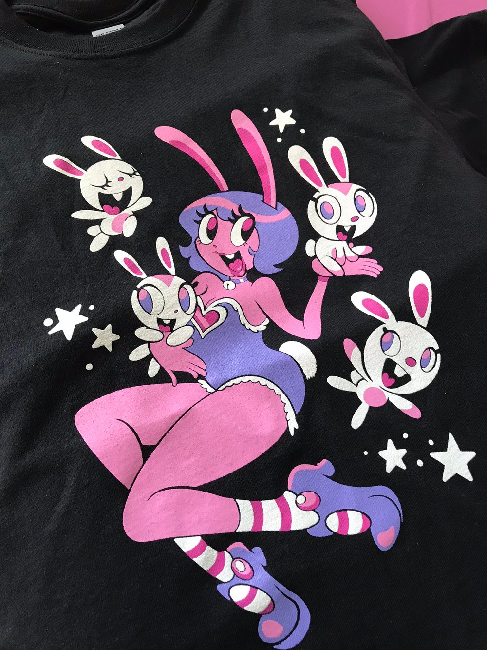 BLACK bunny hop t-shirt