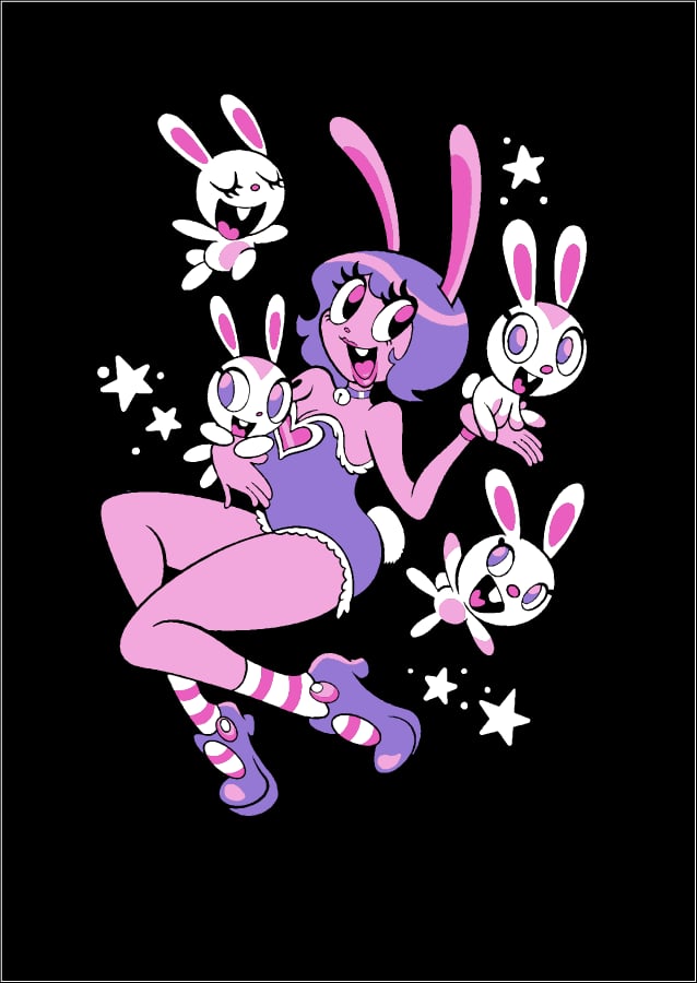 BLACK bunny hop t-shirt