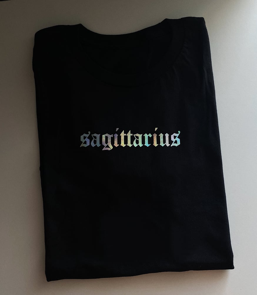 Image of BLK ZODIAC TEE