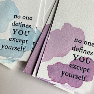 mini no one defines you