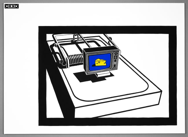 "Target Audience" Original Canvas