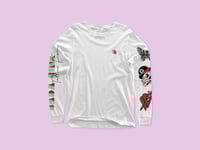 BADABINK! WHITE LONG SLEEVE