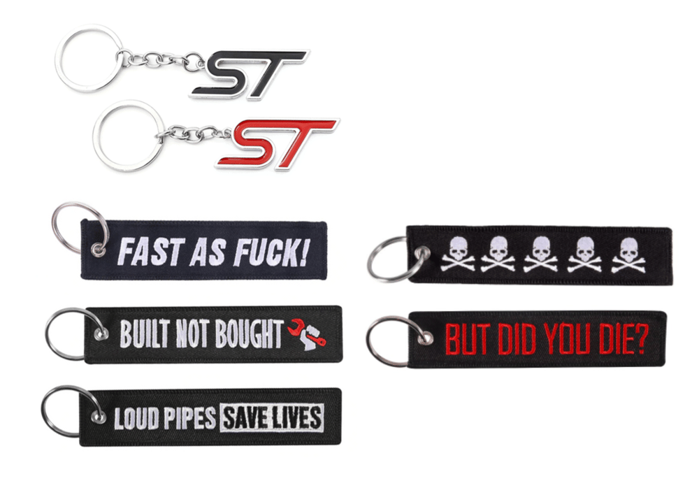 Keyrings + Missile Pull Jet Tags