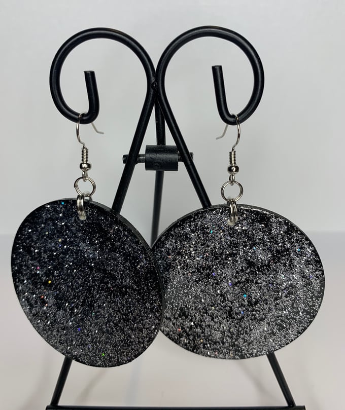 Image of “Silver Galaxy” Earrings
