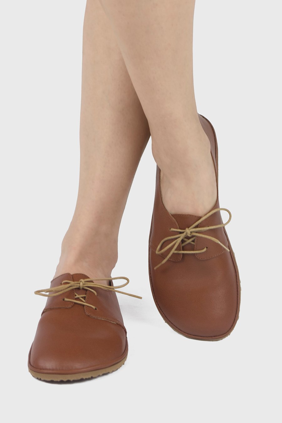 Image of Bliss flats in Tobacco brown