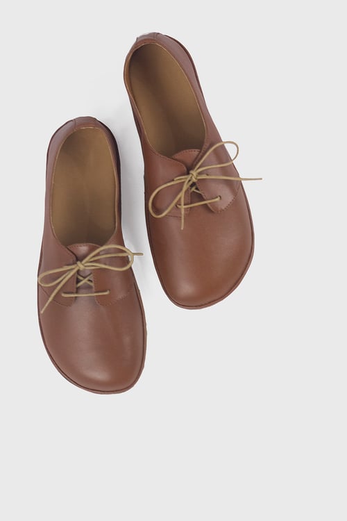 Image of Bliss flats in Tobacco brown