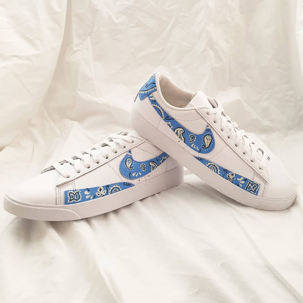 Hand Painted Bandana Nike Shoes