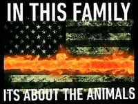 Image 1 of Against Animal Cruelty orange flame  